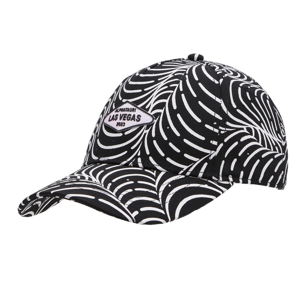 ALPHATAURI LAS VEGAS 2023 GRAND PRIX RACING CAP HAT BLACK WHITE UNISEX S/M NWT